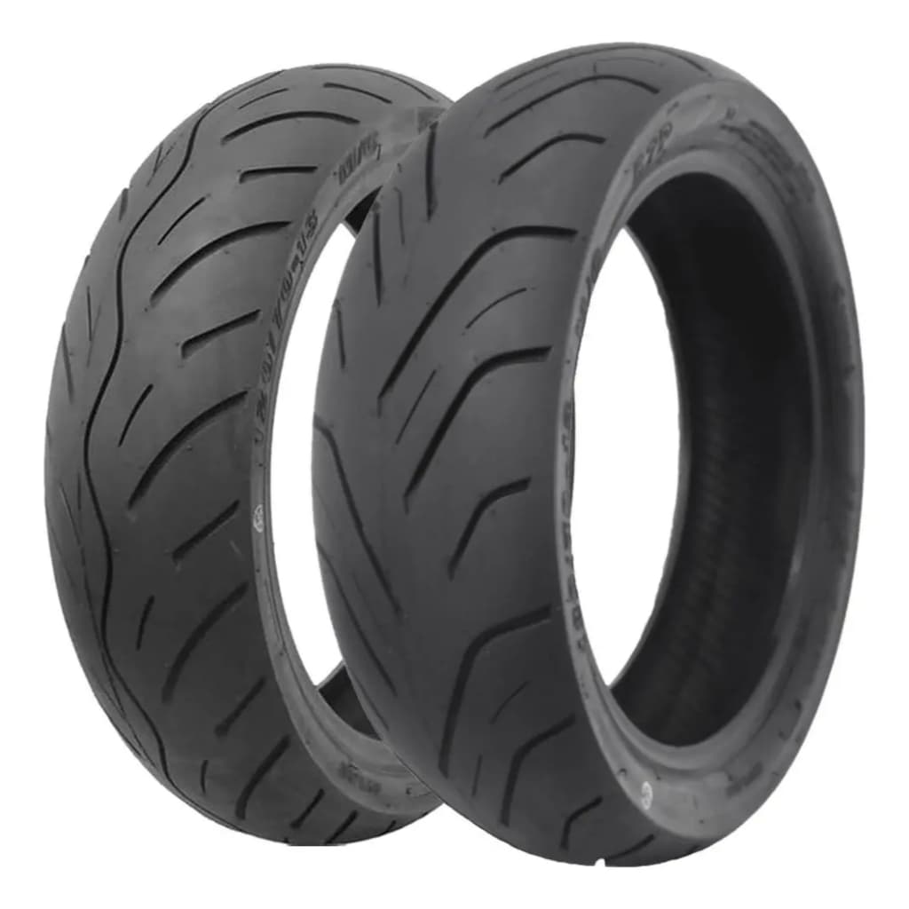 Par Pneu XMAX 250 Dafra 120/70-15 + 140/70-14 Kenda Para Yamaha Maxsym 400