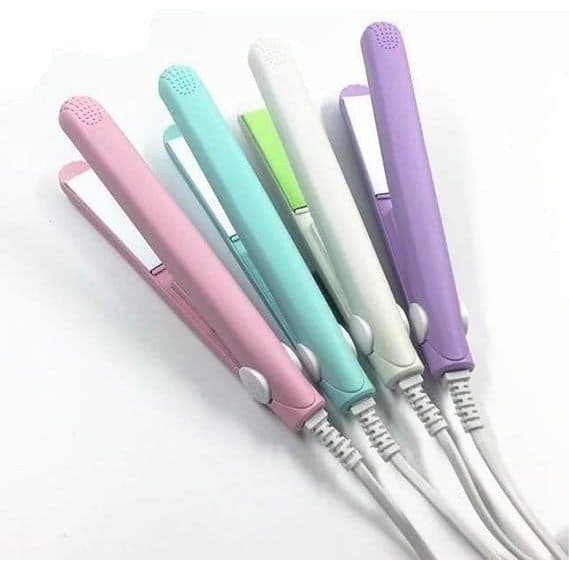 Mini Chapinha Prancha De Cabelo Pequena Portátil Chapinha  Com Case Transporte Bivolt