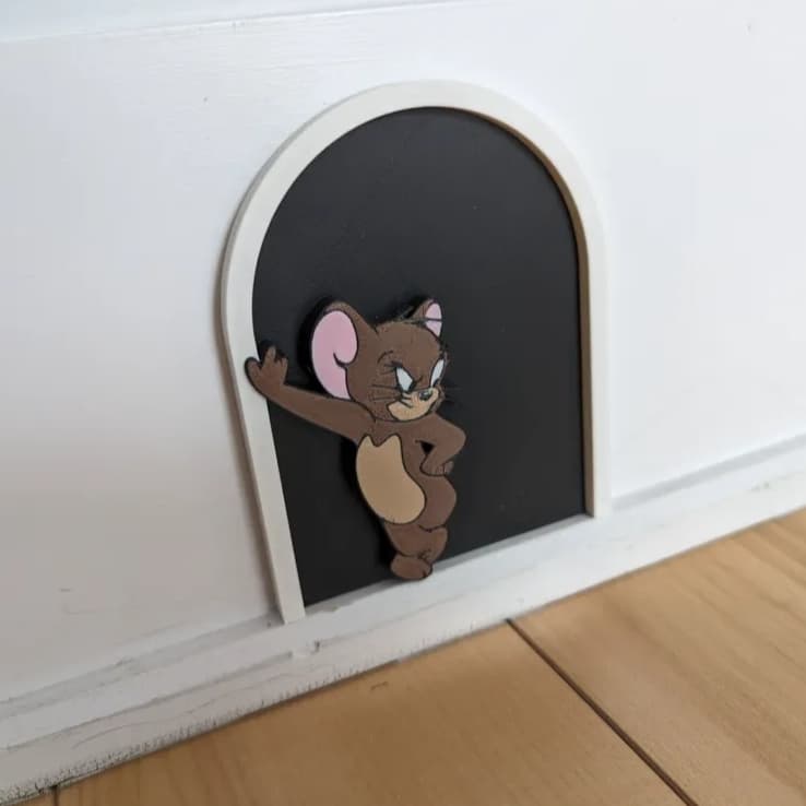 Porta Recado Decorativo Jerry 3D - Fácil de Aplicar e Acabamento Detalhado