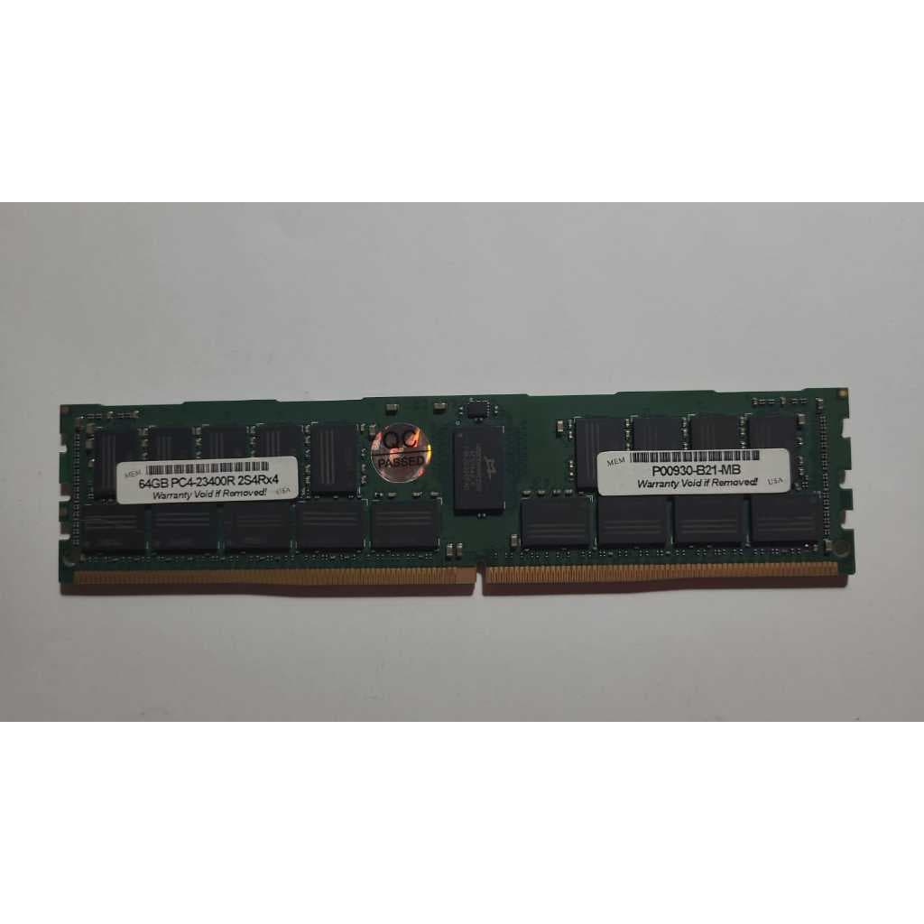 MEMORIA HPE 64GB PC4 23400R 2S4RX4 P00930-B21-MB