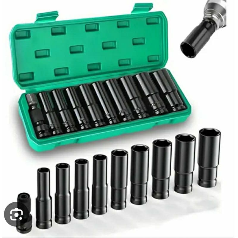 Jogo de Soquetes de Impacto – Kit com Estojo Organizador