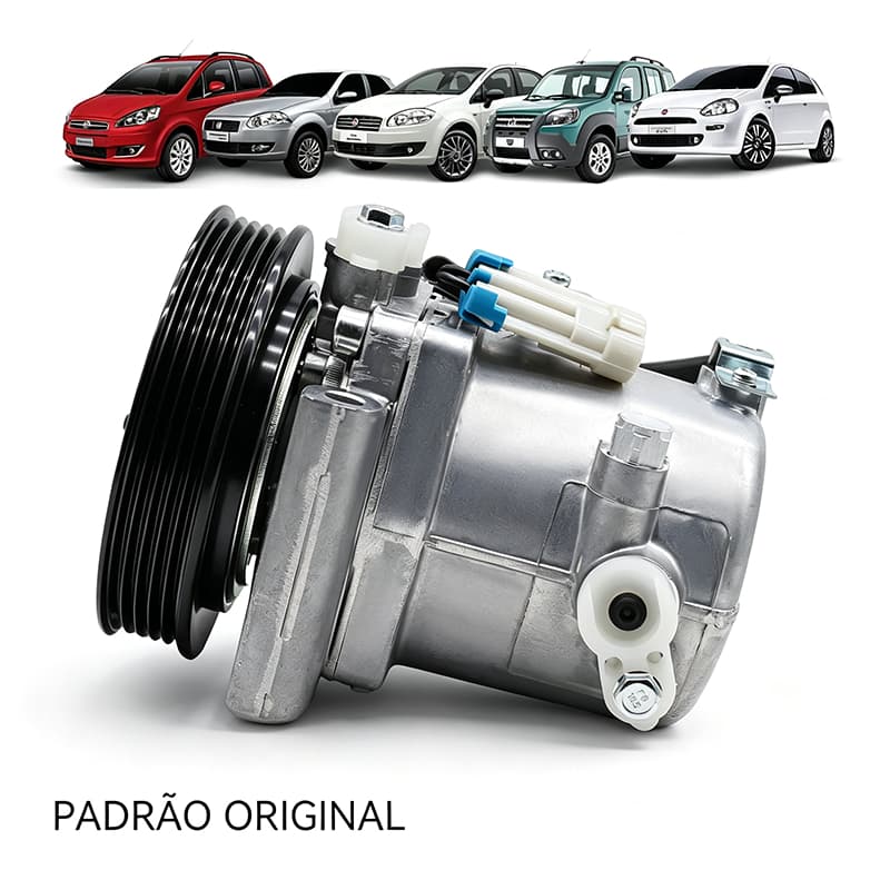 Compressor Calsonic Fiat Palio Uno Fire 5pk 2006 Até 2012