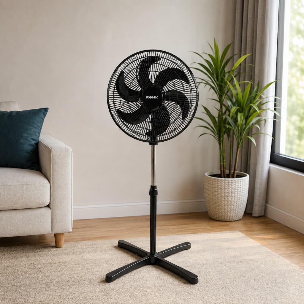 Ventilador 40Cm De Coluna Turbo 126W Preto 220V