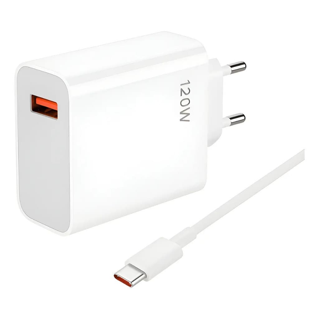 arregador rápido de 120W 67W com 6A USB C cabo 1M para Mi Turbo Charge Turbo Power Cabo USB + Cabo Tipo C