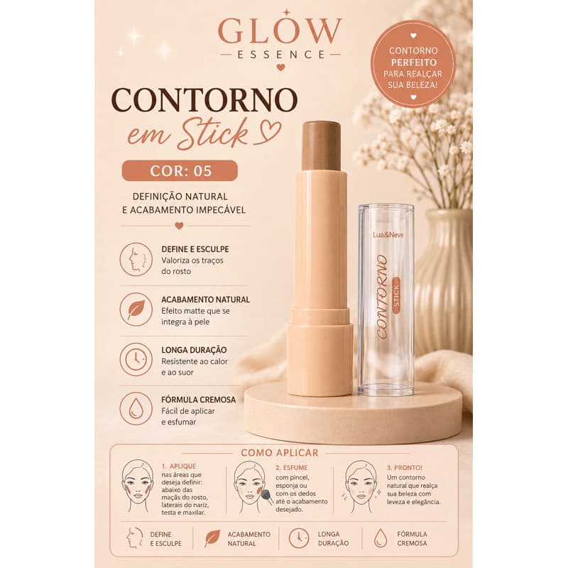 Contorno stick Lua&Neve cor:05