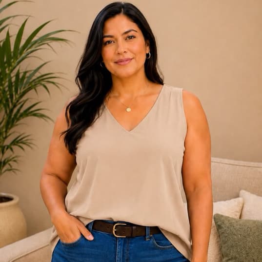 Blusa feminina social e confortavel plus size duna elegante G1 G2 G3