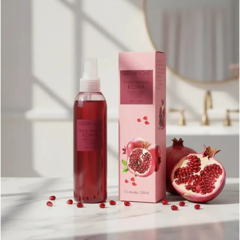 Bruma Fixadora Vegana com Aroma Max Love 200ml Glow Frutas