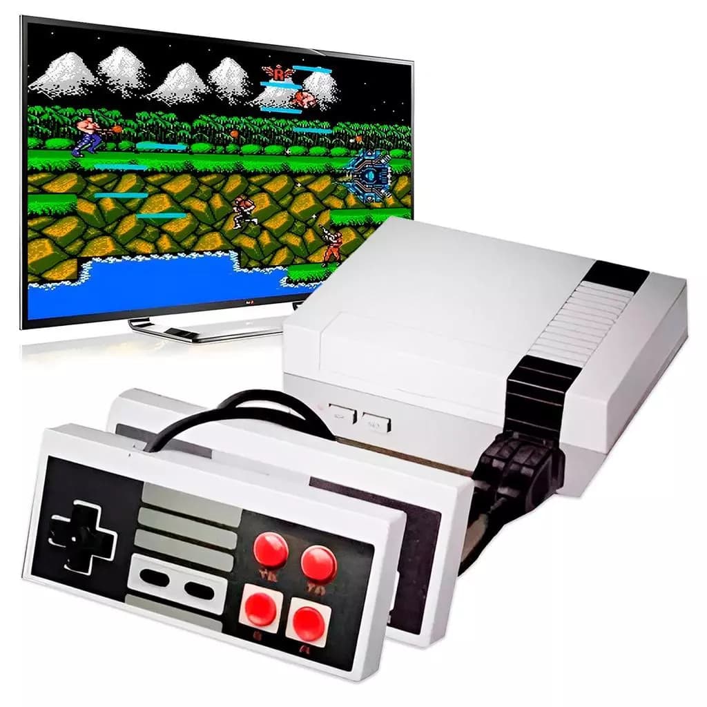 Mini Vídeo Game Retrô Portátil INOVA 620 Jogos Clássicos com 2 Controles