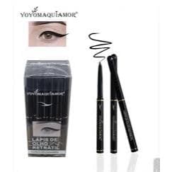 LAPIS DE OLHOS PRETO RETRATIL YOYO MAQUIAMOR