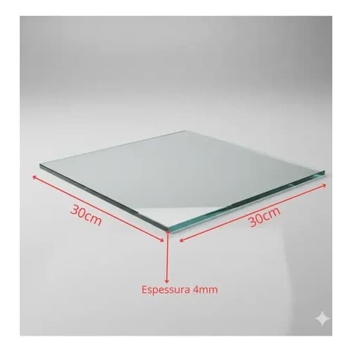 Vidros Modulados de 4mm Seminovo 30X30