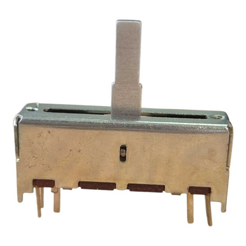 Potenciometro Fader Deslizante B20k 35x10mm Haste 15mm para Mesa de Som
