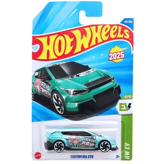 Hot Wheels Custom Kia EV6 Hw EV - Verde