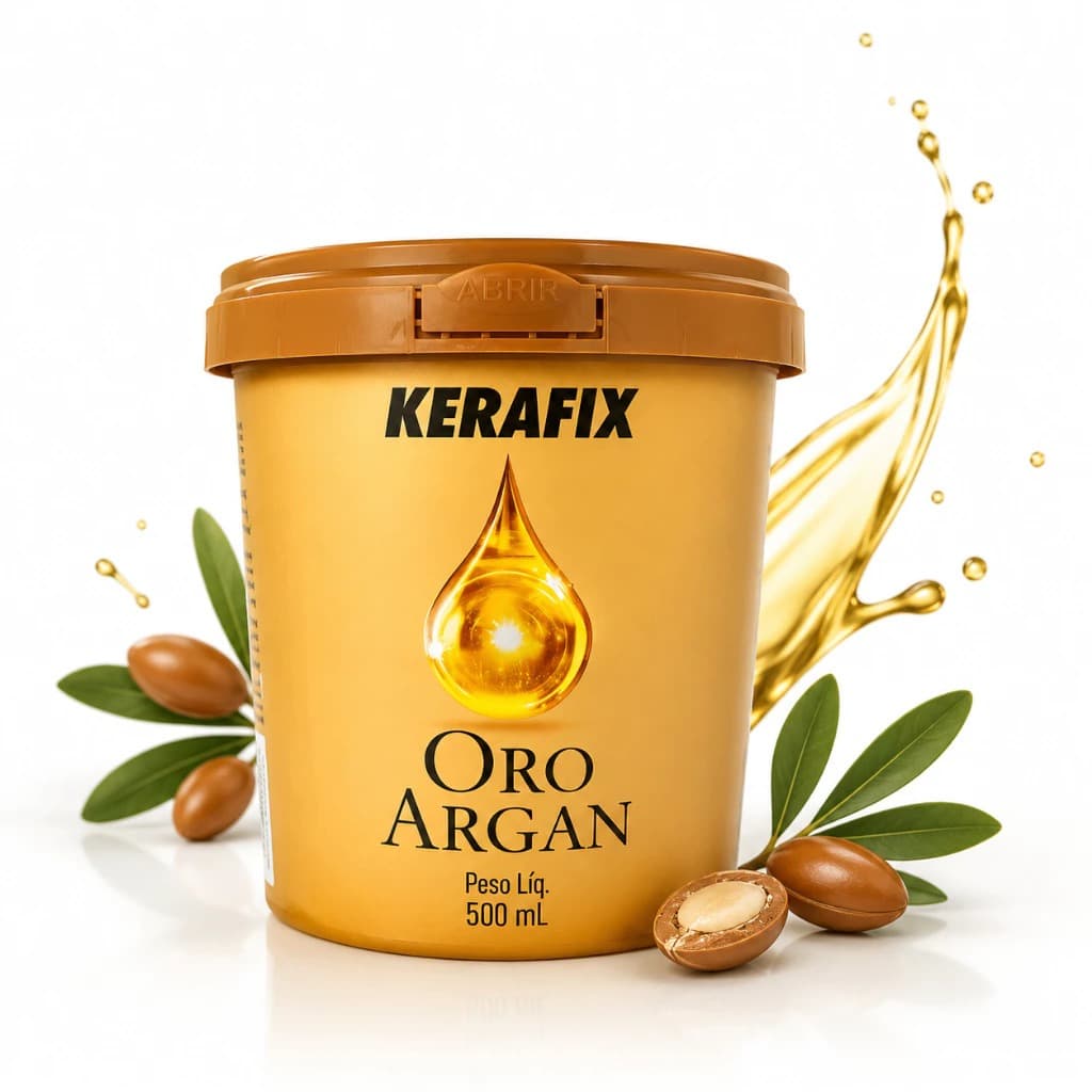 Máscara Capilar Rejuvenescedora Oro Argan 500ml Máscara Capilar Rejuvenescedora