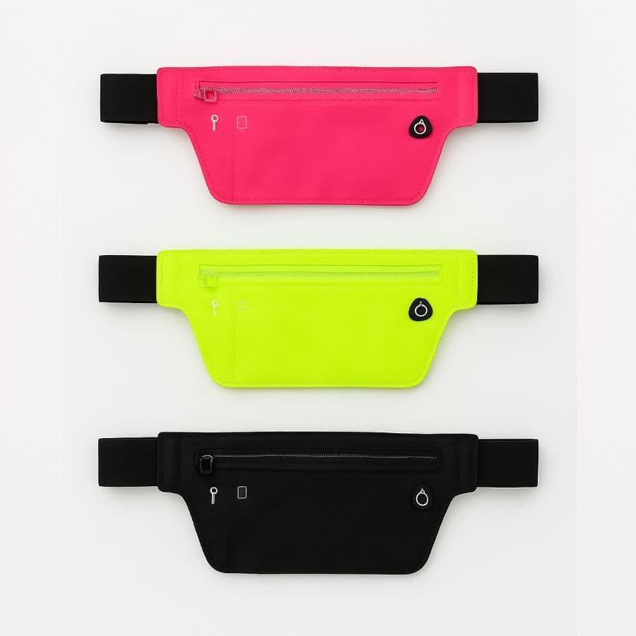 Pochete Corrida Celular e Chave Impermeável Cinto Academia Fitness Unissex LU-21