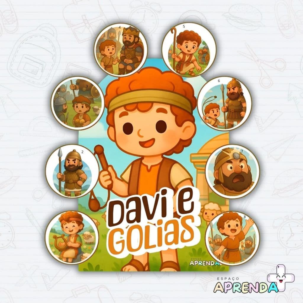 RECURSO PARA CONTAR HISTÓRIA – LUVA DAVI E GOLIAS