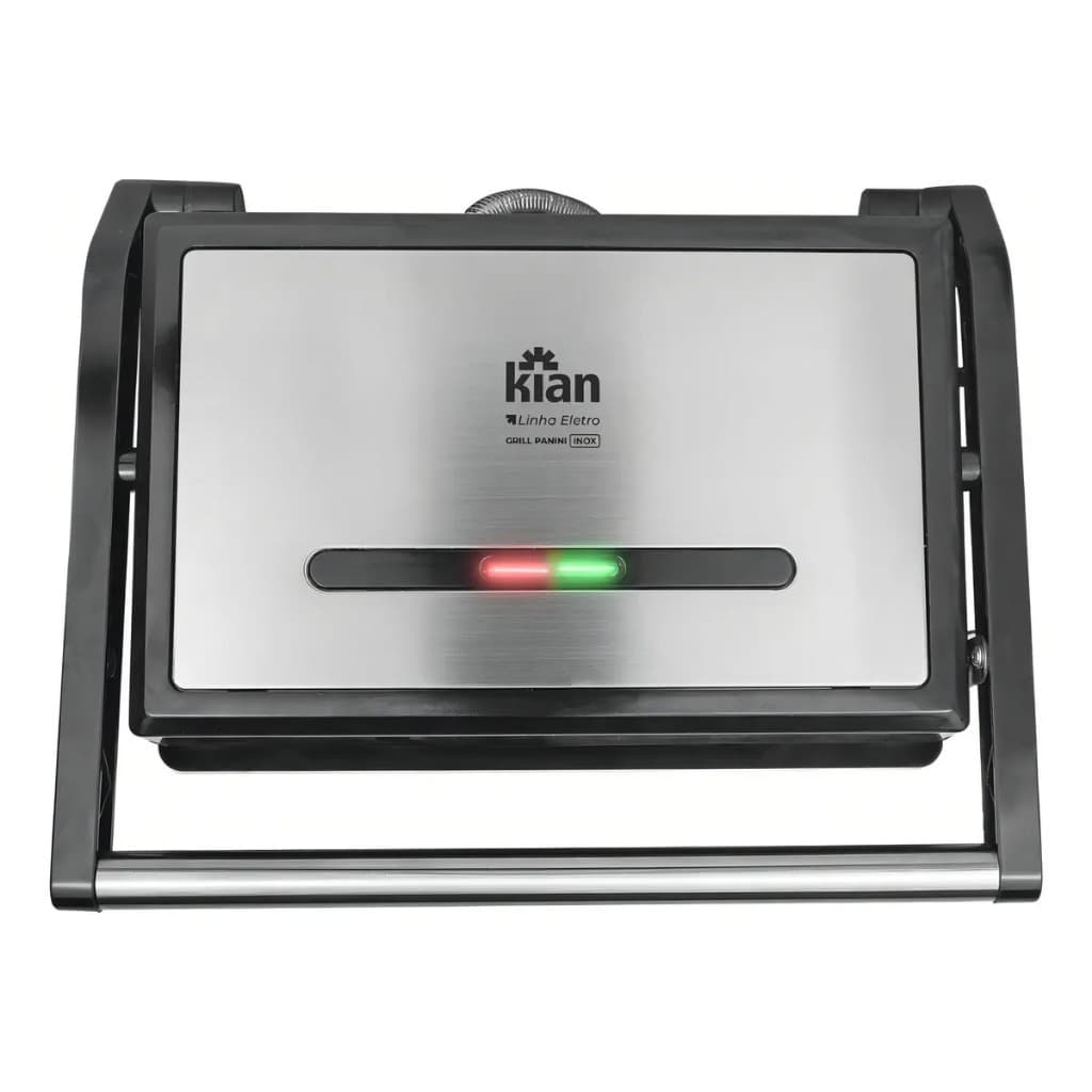 Sanduicheira elétrica Kian Panini Linea Eletro cor prateado