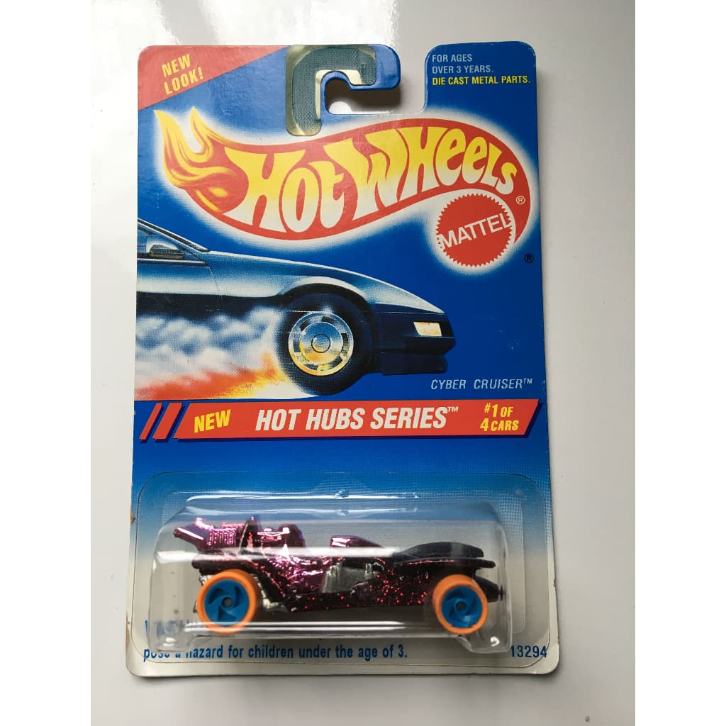 Carrinho Hot Wheels Cyber Cruiser Hot Hubs Series 1995