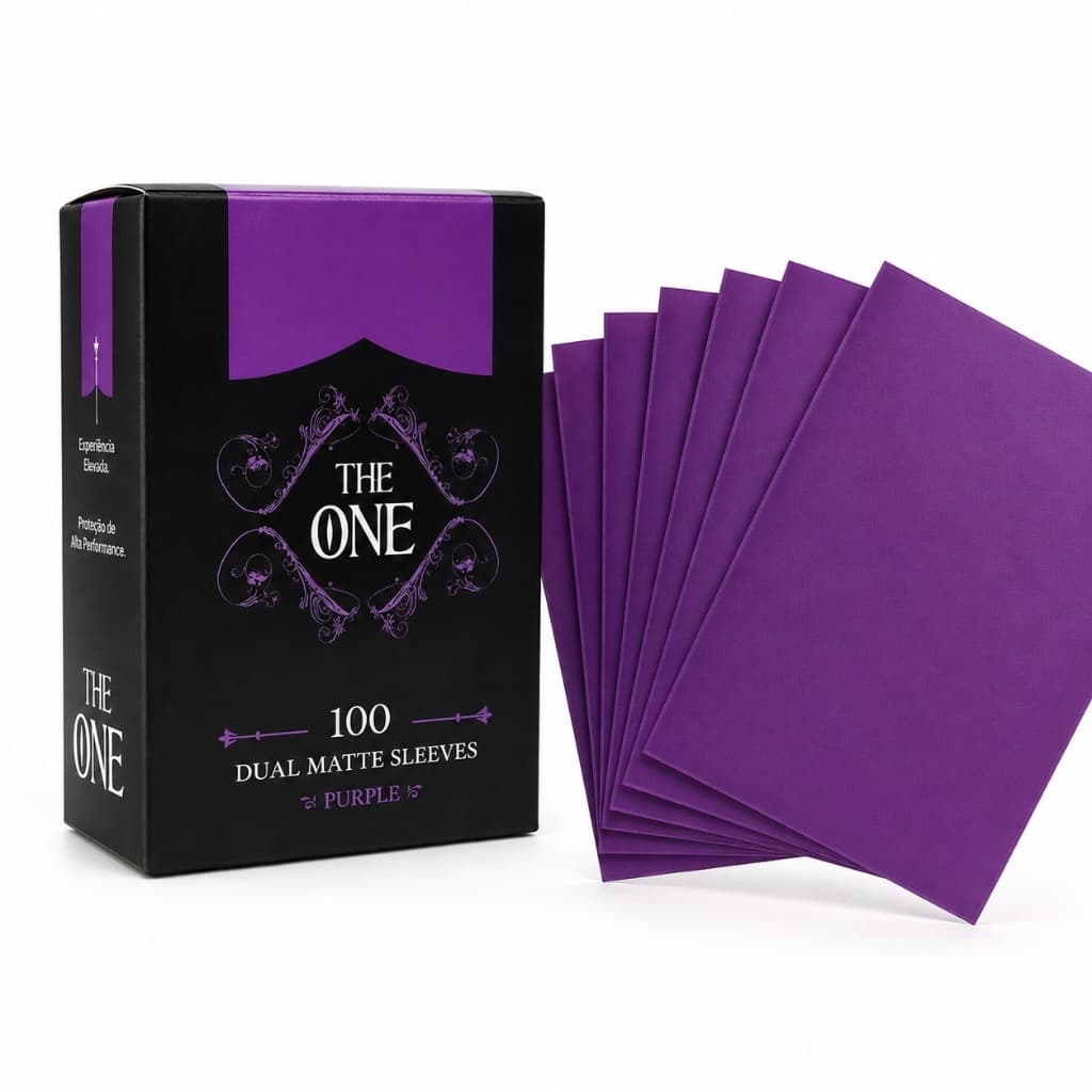 Sleeve Shield Central The One 100 Un. Magic Pokemon 66 X 91 Mm Top Dual Matte Lançamento