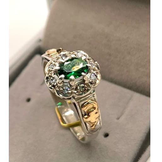 Anel de Formatura de Prata 925 Legítima com Símbolo em Ouro | Todos os Cursos e Tamanhos