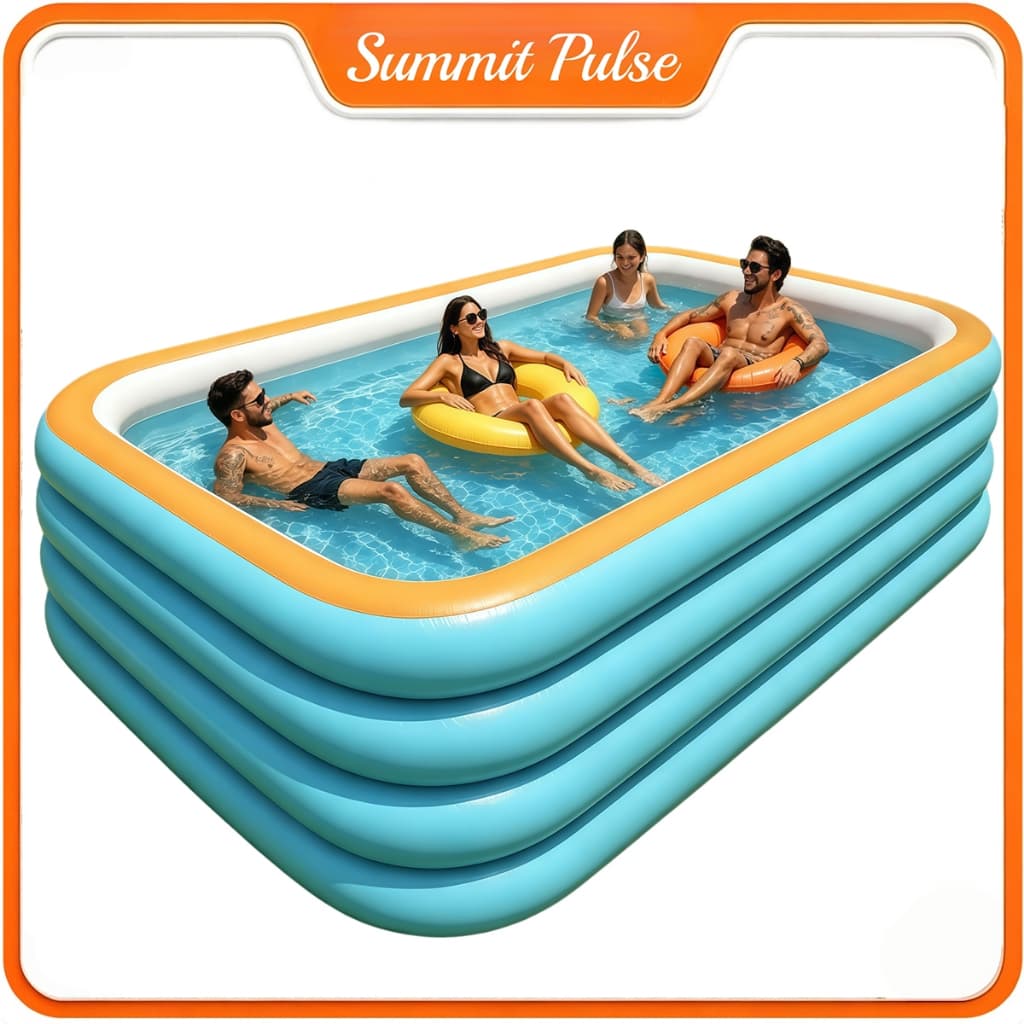 Grande capacidade! Piscina inflável PVC, prática e dobrável, adequada para uso interno e externo.Brinquedo infantil