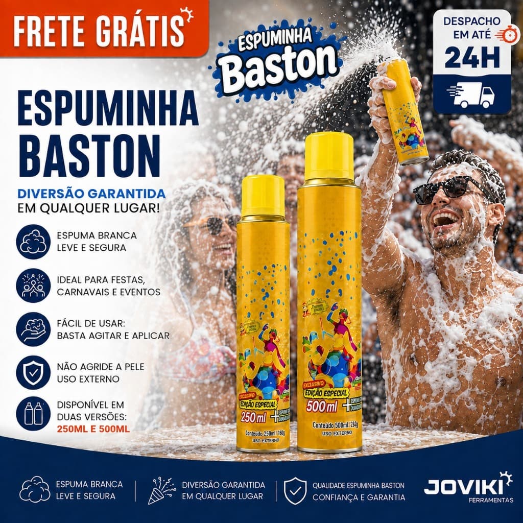 Espuminha Em Spray 250/500 ML - Baston