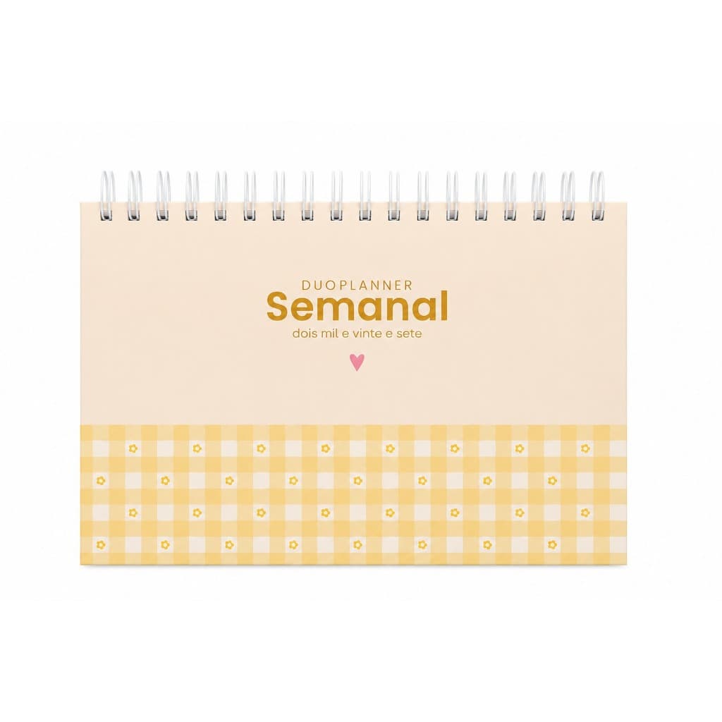 Agenda Planner Duo Planner Mensal E Planner Semanal 2027