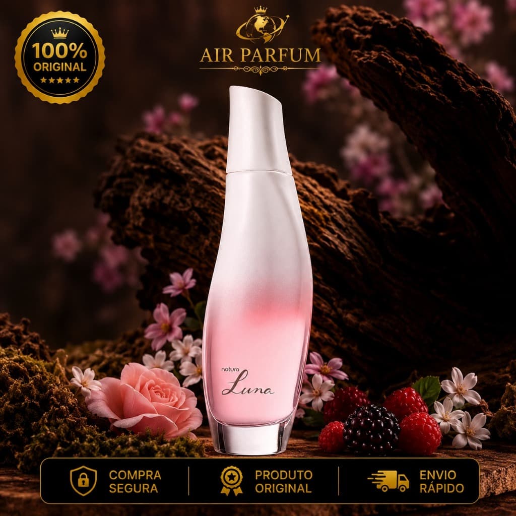 Perfume Luna Colônia Feminina 75ml Desodorante Deo Original Lacrado Tradicional Clássico