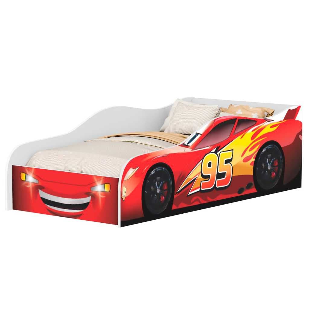 Cama Infantil Montessoriana Formato De Carro Batman Para Menino Quarto Temático Seguro