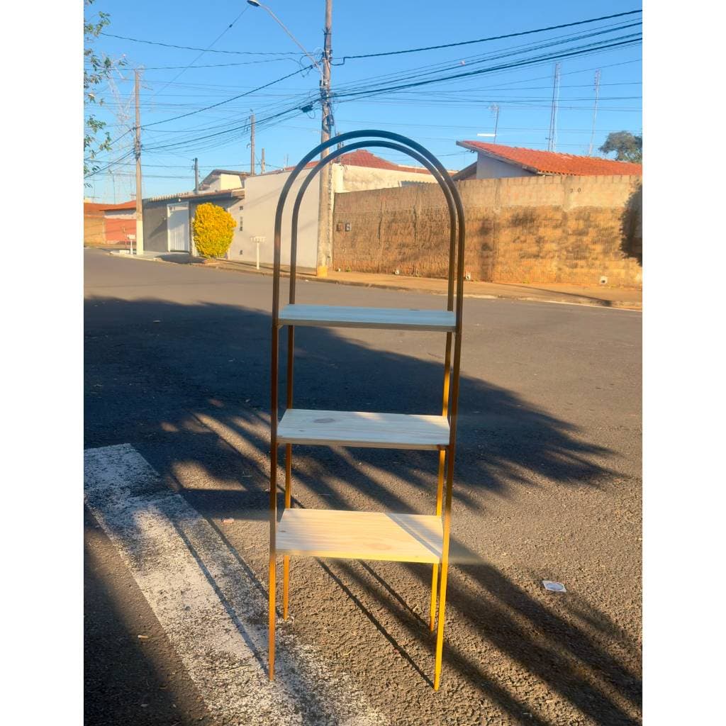 Prateleira Romana 2 em 1 Arco Com Andares Para Lembrancinhas Decorativas Decoração Festa
