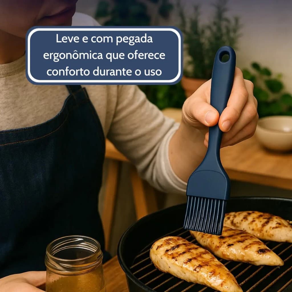 Pincel Paramount 802 De Silicone Para Cozinha - Utensílio Culinário