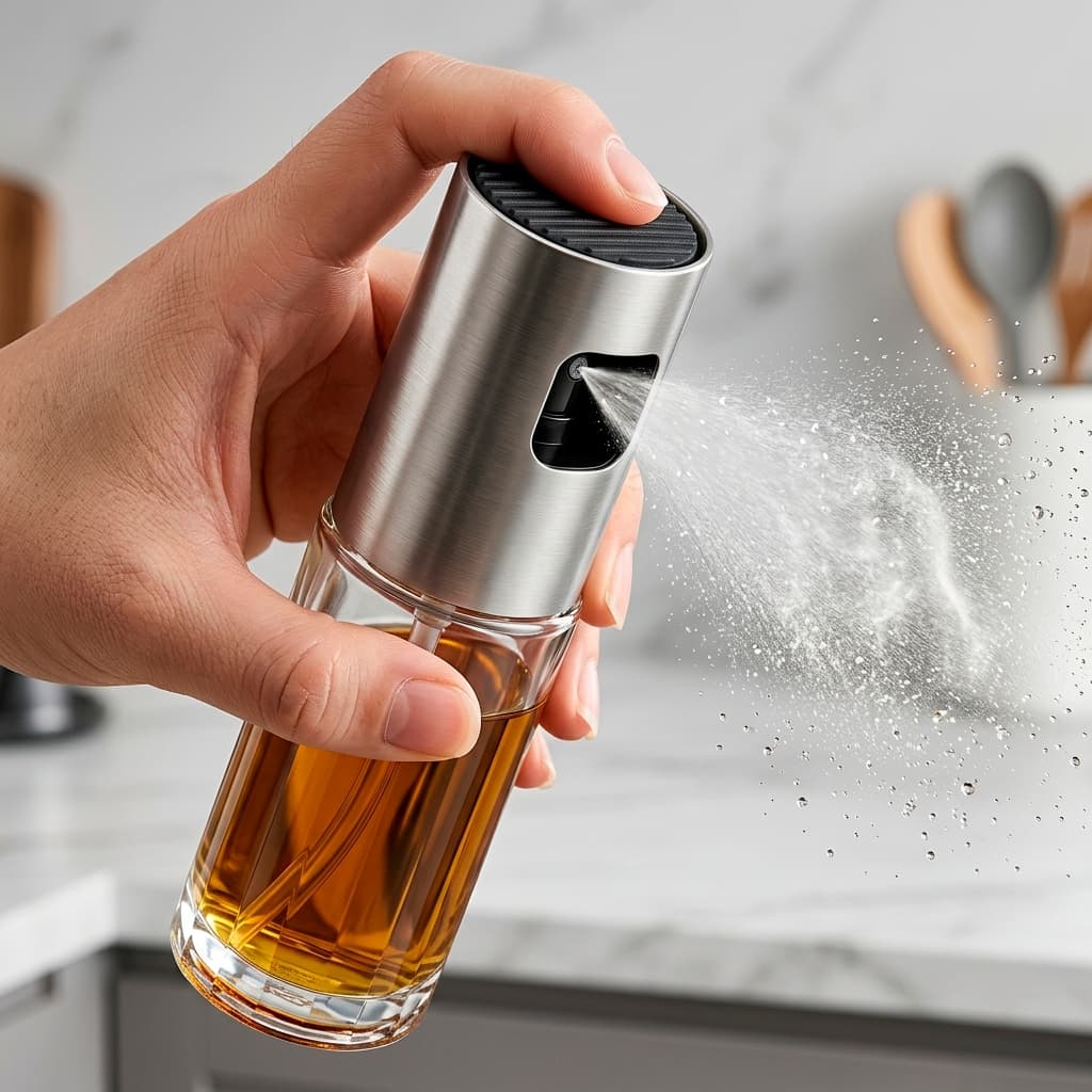 Borrifador Spray Galheteiro Pulverizador De Azeite E Óleos Air Fryer Cozinha Churrasco Carne Bico de Pulverizador 120ML