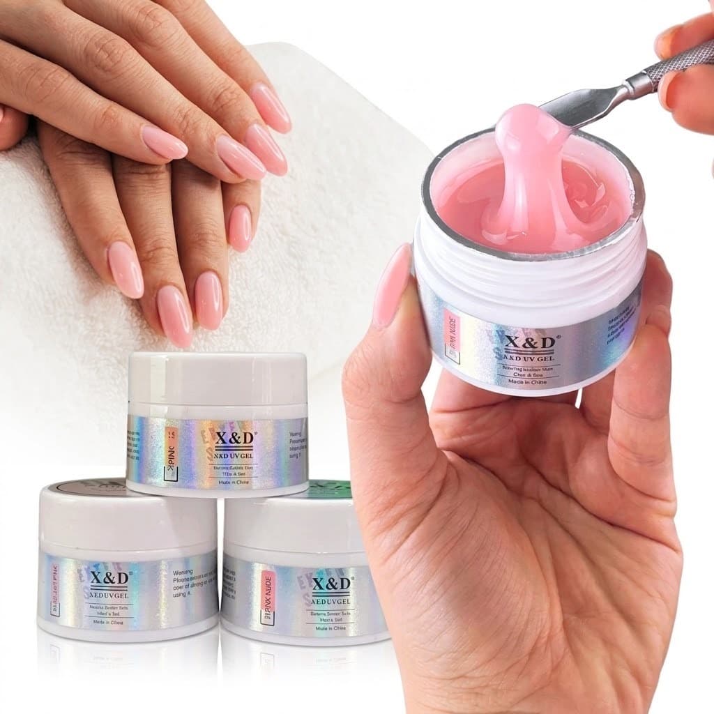 Gel para unhas X&D 15g Led/Uv Gel Profissional DIVERSAS CORES Acrigel Alongamento E fortalecimento