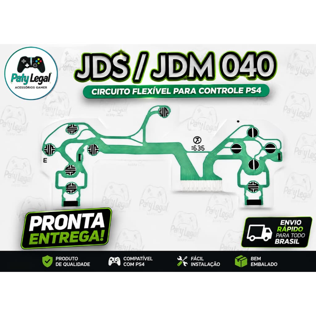 Pelicula Condutiva Controle Ps4 Modelo Jdm - Jds 040