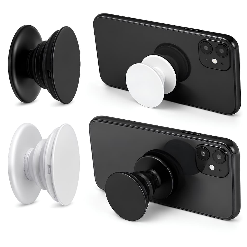 Kit Pop Clipe Suporte para Dedo Celular Anti Queda Retrátil Selfie Premium [Envio HOJE]