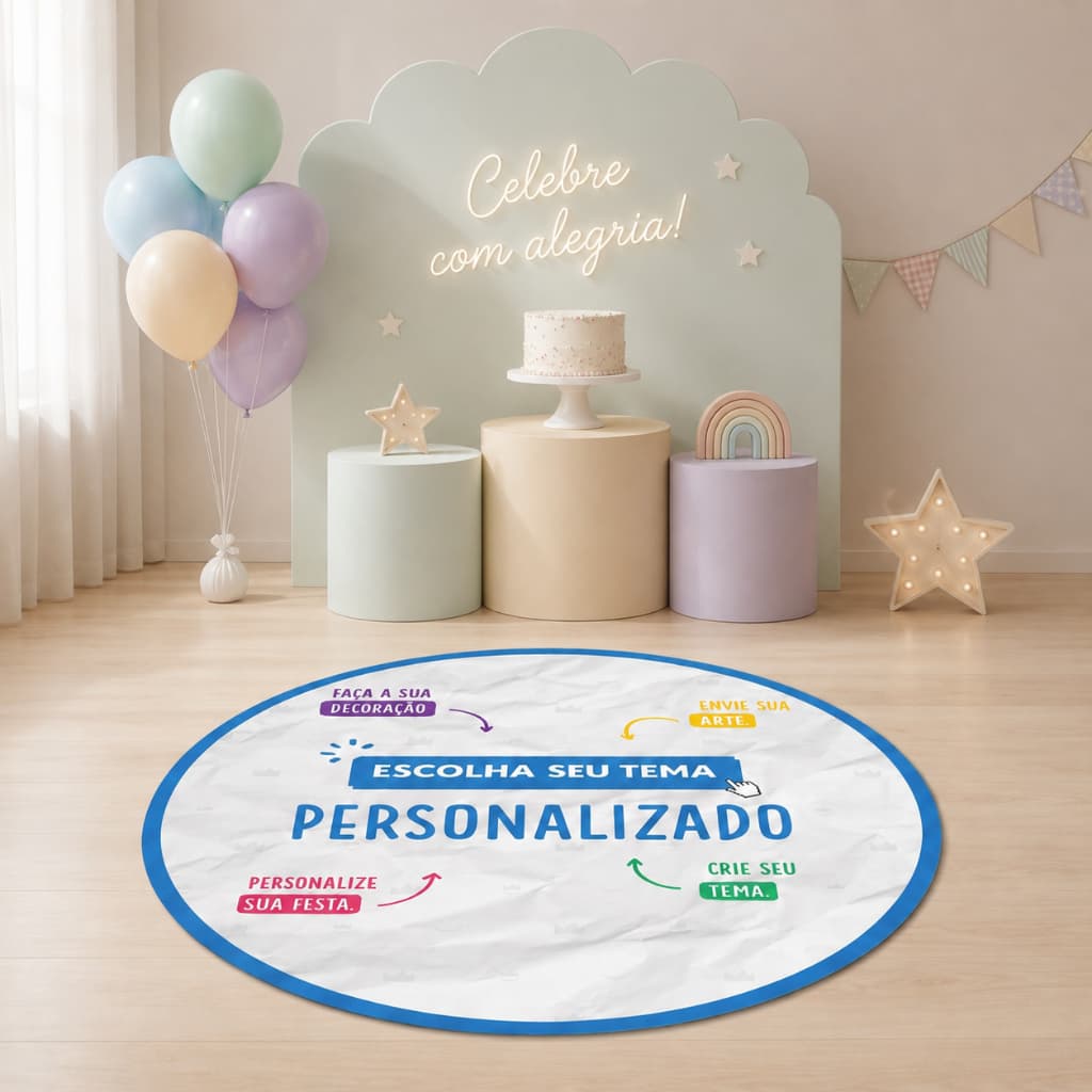 Tapete Personalizado Lona Semibrilho  Envie sua Arte