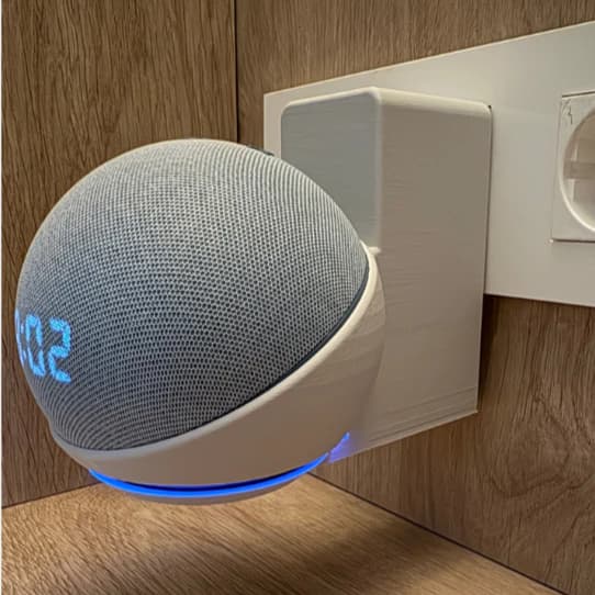 Suporte para Alexa Echo Dot 4 ou 5 Amazon de Tomada de Luz - a mais vendida