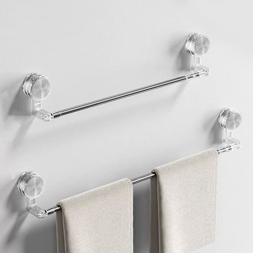 suporte de toalha para banheiro Ajustável30-70cm.porta toalha banheiro sem furo,adesivo suporte de toalha para banheiro