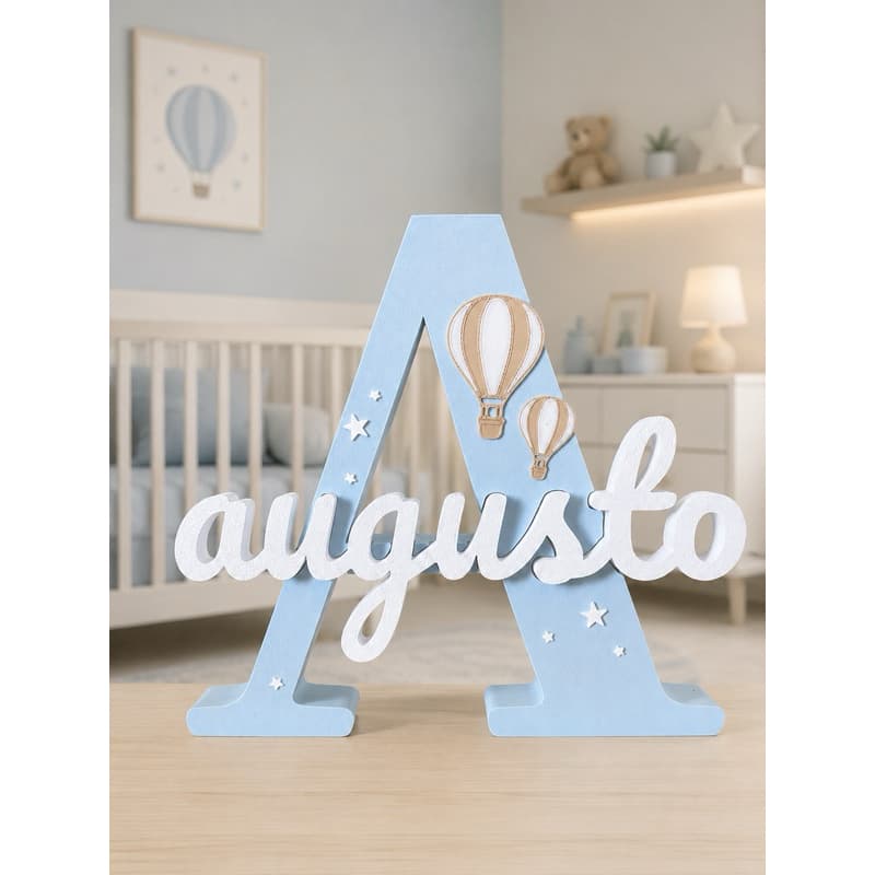 Letreiro decorativo infantil | Letreiro infantil menino | Decoração infantil| Letreiro personalizado infantil