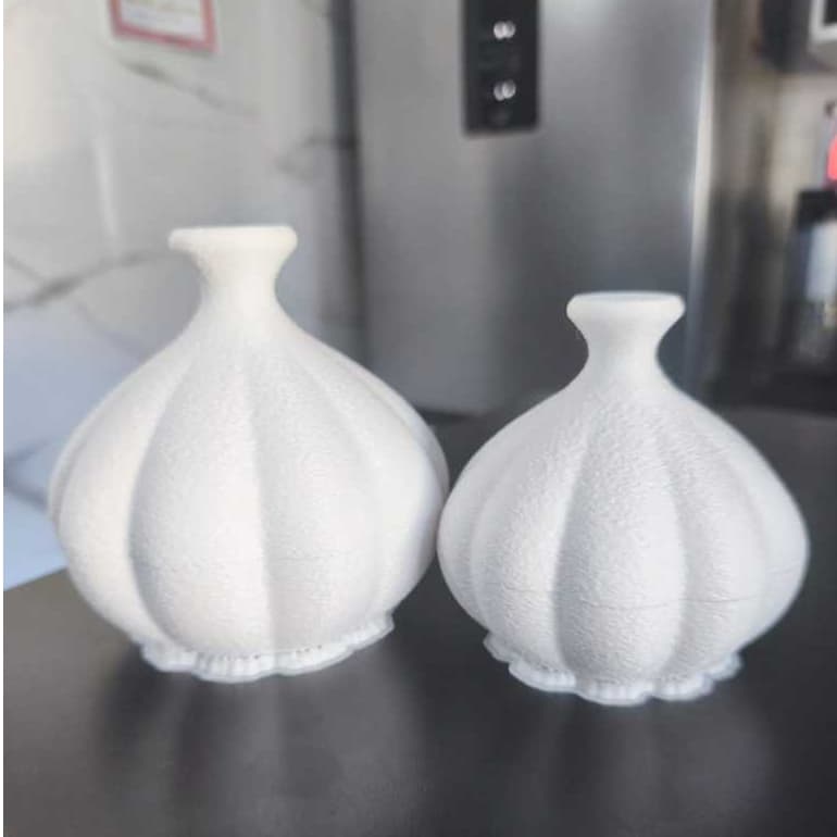 Porta Alho Decorativo De Plástico PETG Capacidade 500g E 300g