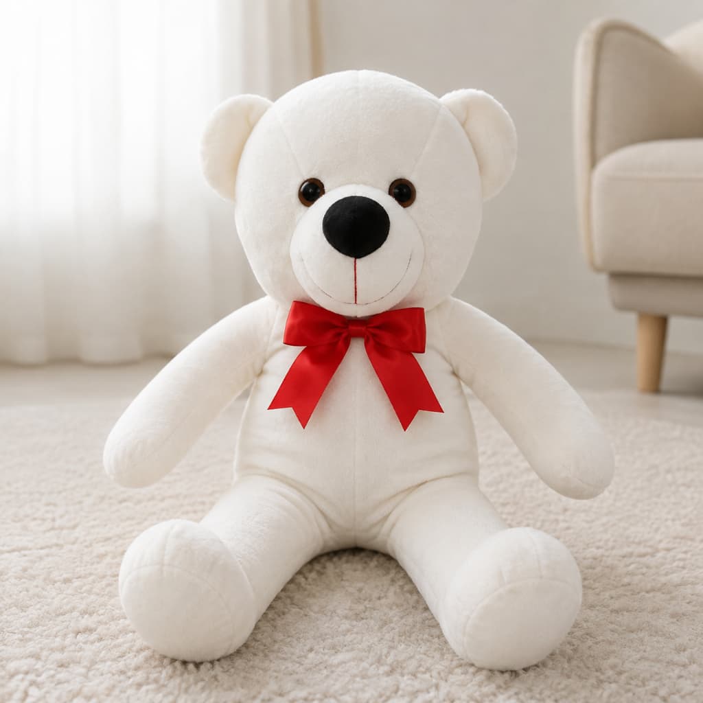 Urso Pelúcia Grande Teddy 50 cm Antialérgico