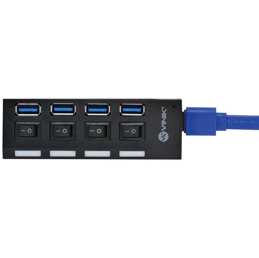 Hub USB 3.0 4 Portas com Interruptores Individuais Vinik HUV-50