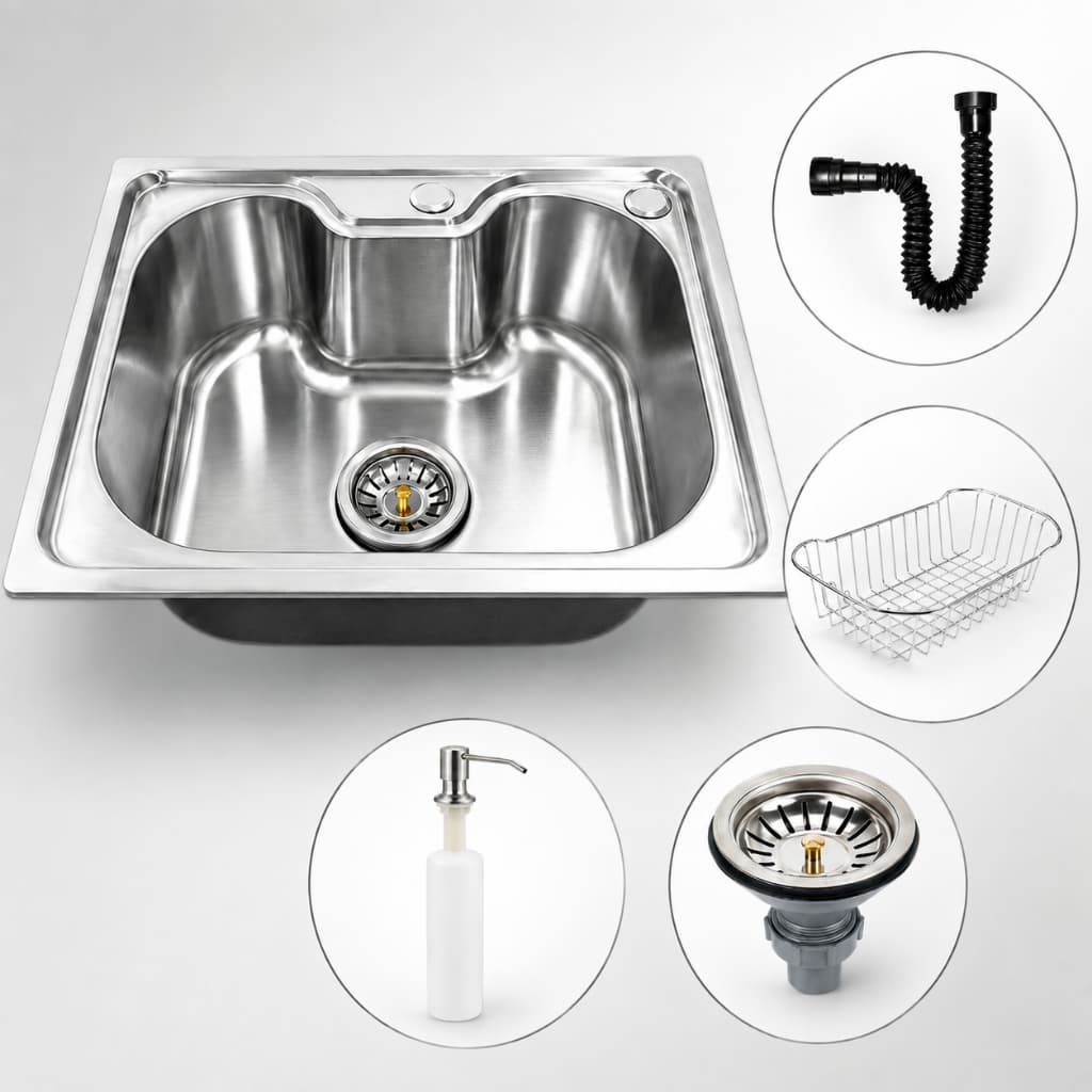 Cuba Gourmet Pia Cozinha Aço Inox + Acessórios