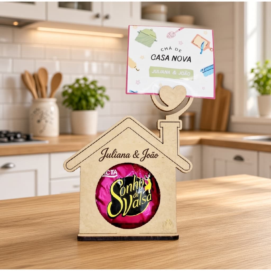 Kit 20 Porta bombom e recado personalizados chá de casa nova cozinha chá panela e porta recado