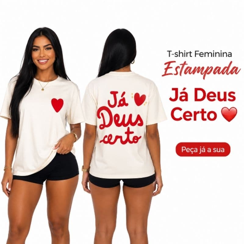 T-SHIRT FEMININA ESTAMPADA FRASES GOSPEL MALHA PREMIUM 100 % ALGODÃO CAMISETA BASIC LISA BLUSÃO DE ACADEMIA ESTAMPADO