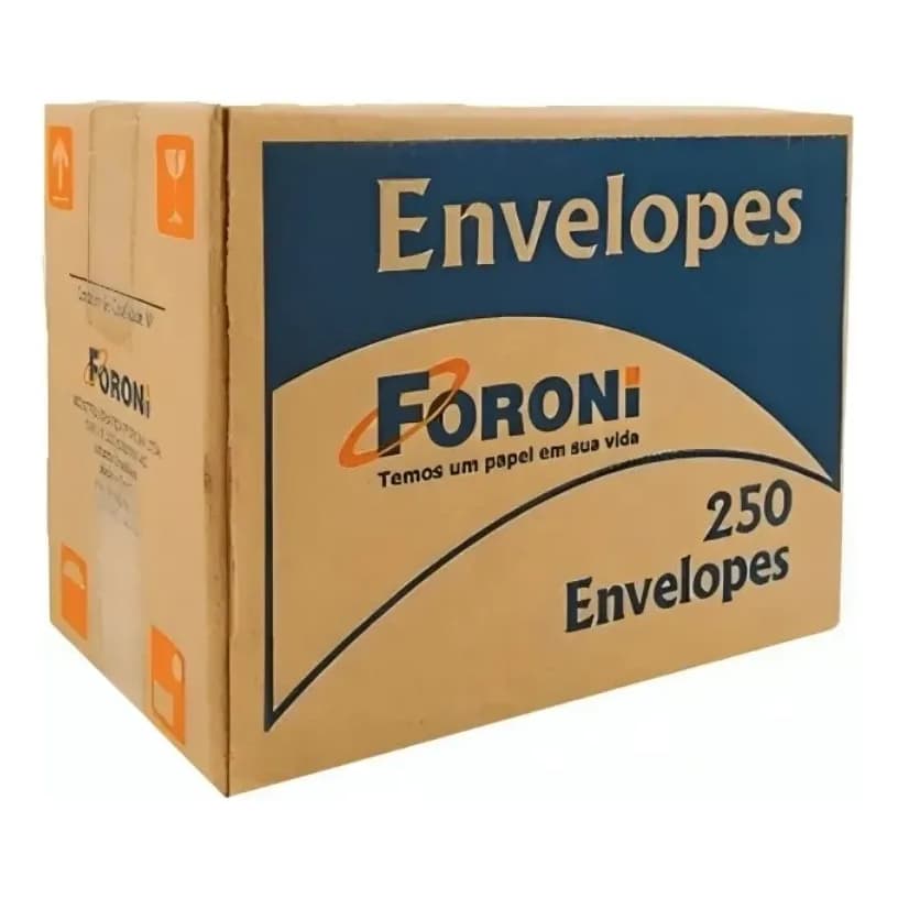Envelope A4 Sulfite 229x324mm 250 Unidades Cor Kraft Pardo