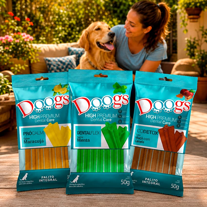 Petisco para Cachorro Palito Dental Dentalflex Sabores 50g