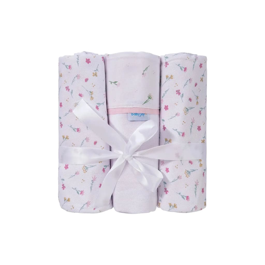 Kit 3 Cueiro Infantil Flanelado 1mx80cm Algodão Enxoval Bebê