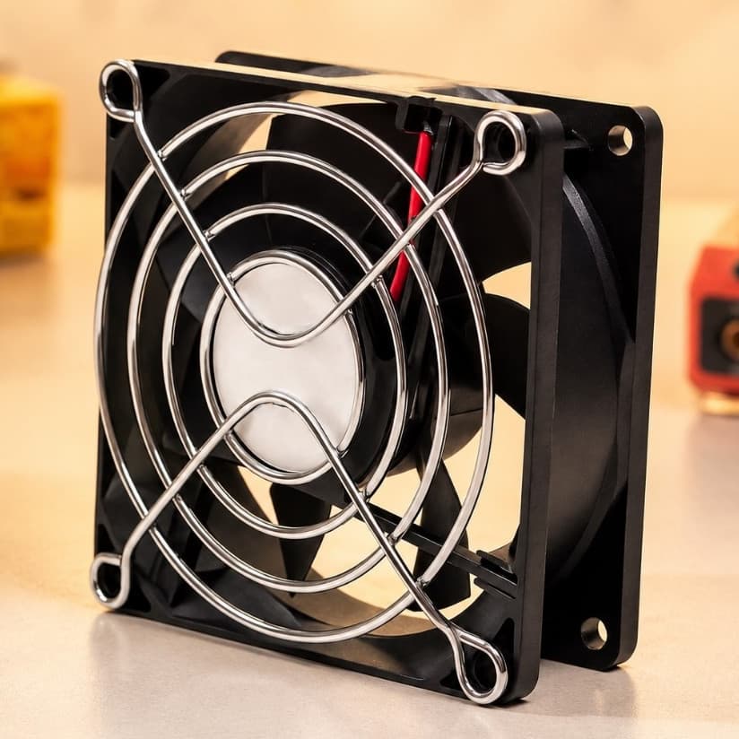 Micro Ventilador 80x80 12V Fan Cooler Ventoinha 80x80x25 12V 8x8cm