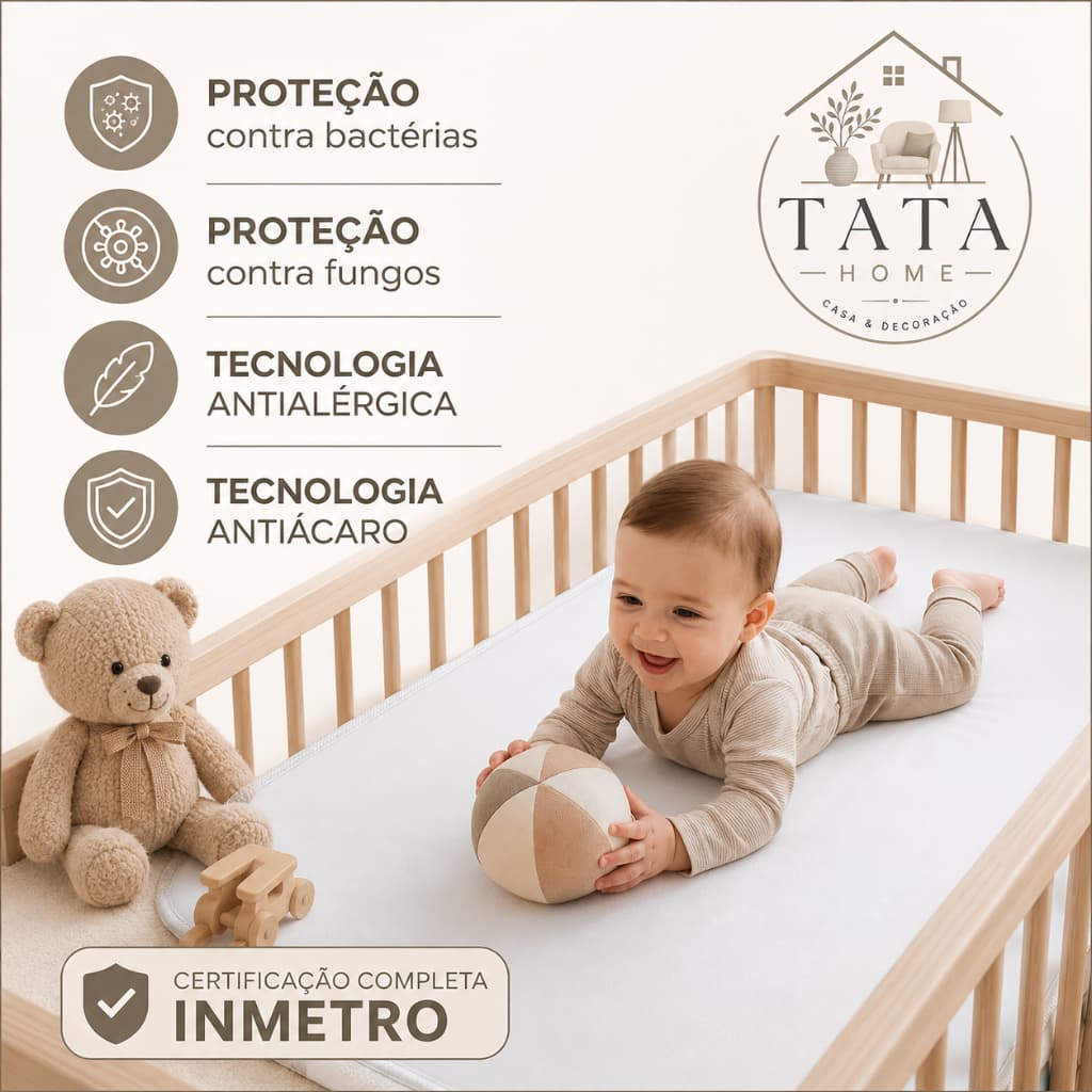 Colchão De Berço Chiqueirinho Moisés 100x70x10cm Branco