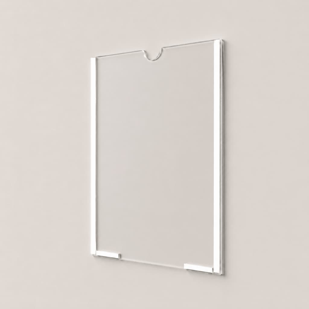 Porta Folha A6 de Parede - Vertical com Borda de Dupla Face
